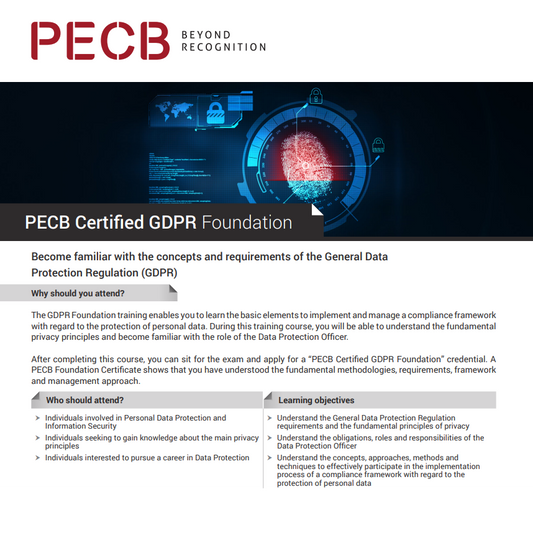 GDPR Foundation (Self-Study)